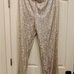 Nine West Sparkling Sequin Pants